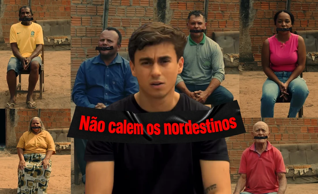 Nikolas Ferreira e moradores do Nordeste — Não calem os nordestinos